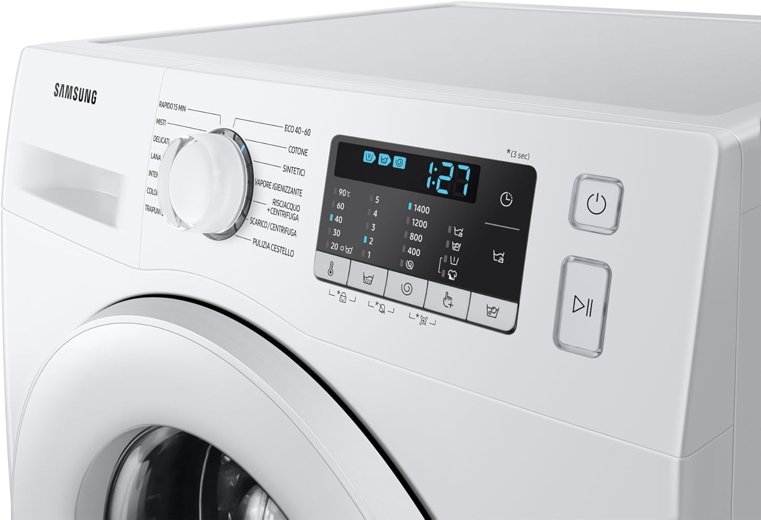 SAMSUNG lave-linge programmes